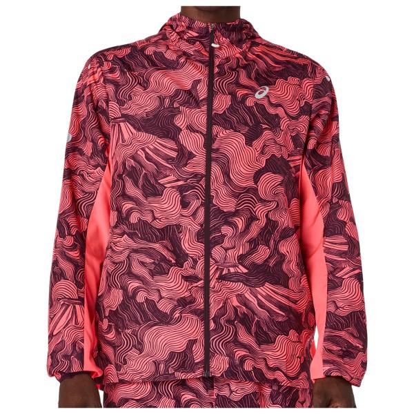 Asics - Fujitrail Packable Jacket - Laufjacke Gr L rot