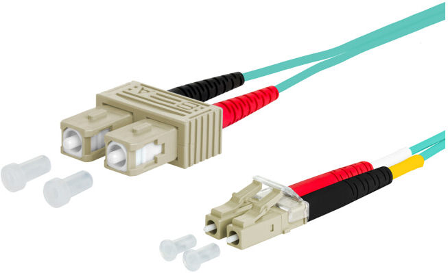 BTR NETCOM Câble duplex LC/SC 50,0 OM3 2 m 151J1EOJO20E (151J1EOJO20E)
