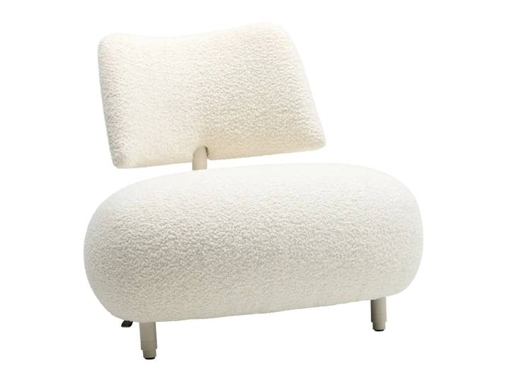 Sessel Pallone, Leolux, weiss, Textil