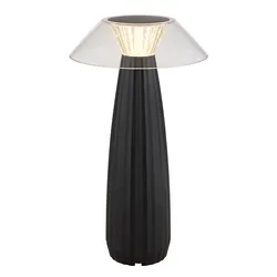 LED Tischleuchte Tischlampe Esszimmerlampe Touchdimmer USB Akku H 28 cm