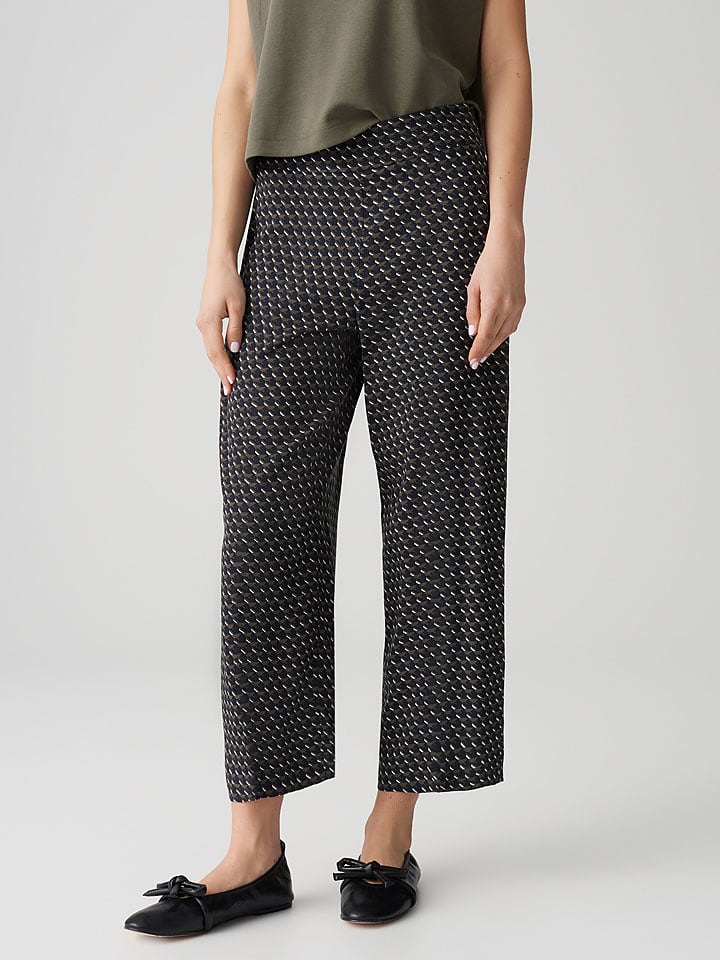 OPUS Hose "Misha" in Anthrazit/ Khaki - 42