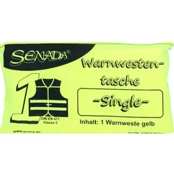 Senada Warnweste Gelb Single Tasche 1 ST