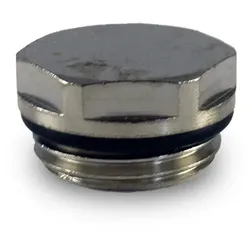 Radiator - Blindstopfen mit O - Ring - Abdichtung 1/2"