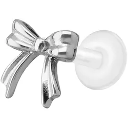 PTFE Labret mit Innengewinde + Titan-Aufsatz SCHLEIFE