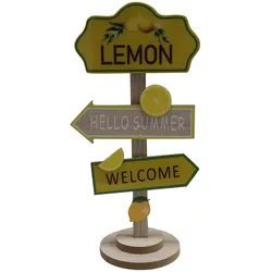 Aufsteller LEMON (H 29,50 cm) - gelb - H 29,50 cm