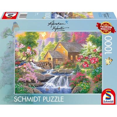 Schmidt 58810 - Abraham Hunter, Plätschernde Stille, Puzzle, 1000 Teile