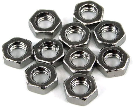 Aquatuning Mutter DIN 934 M4 Sechskant Black nickel (10er pack)