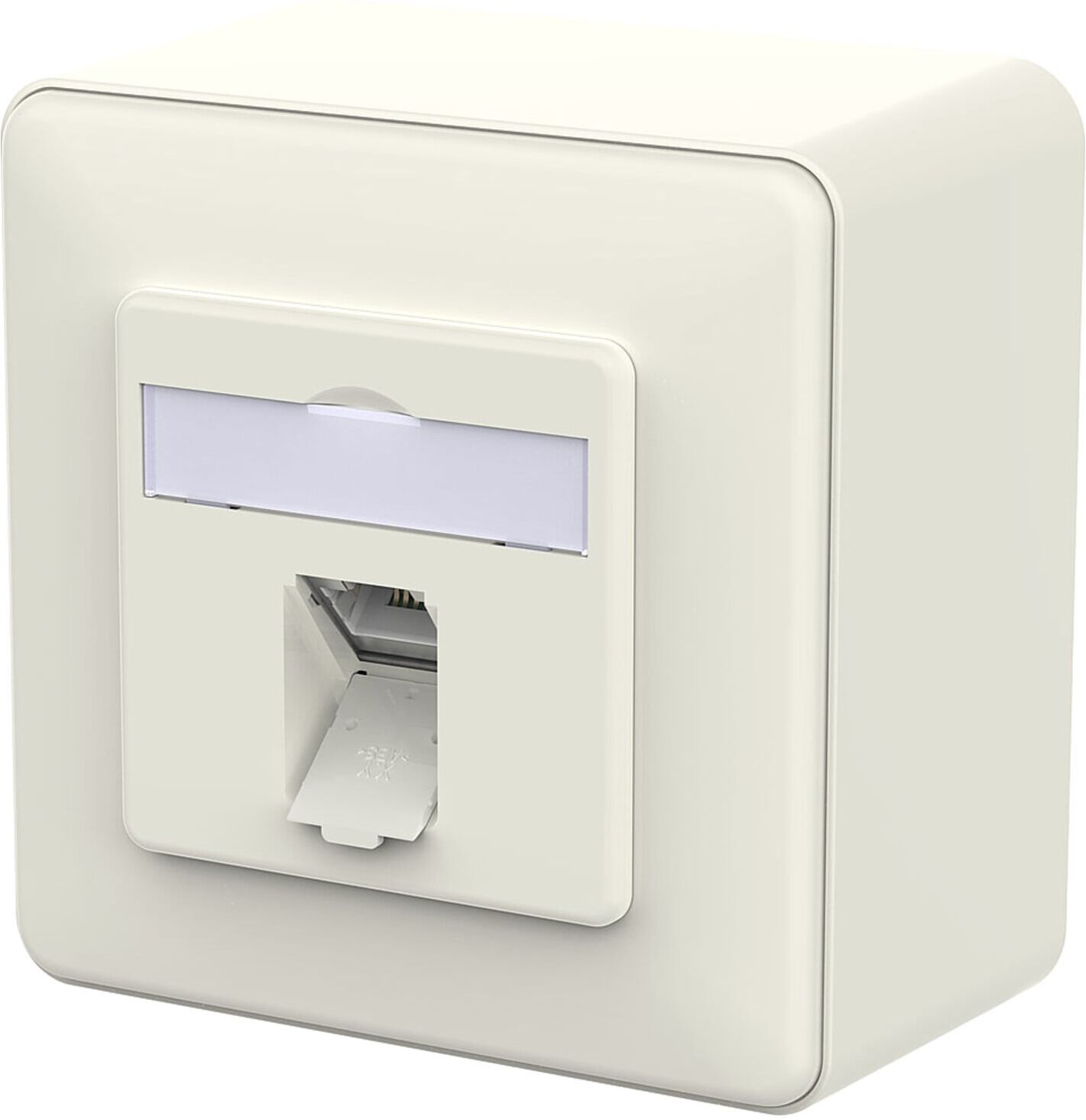 Metz CONNECT RJ45 Anschlussdose 130E370002-I reinweiß LSA++)