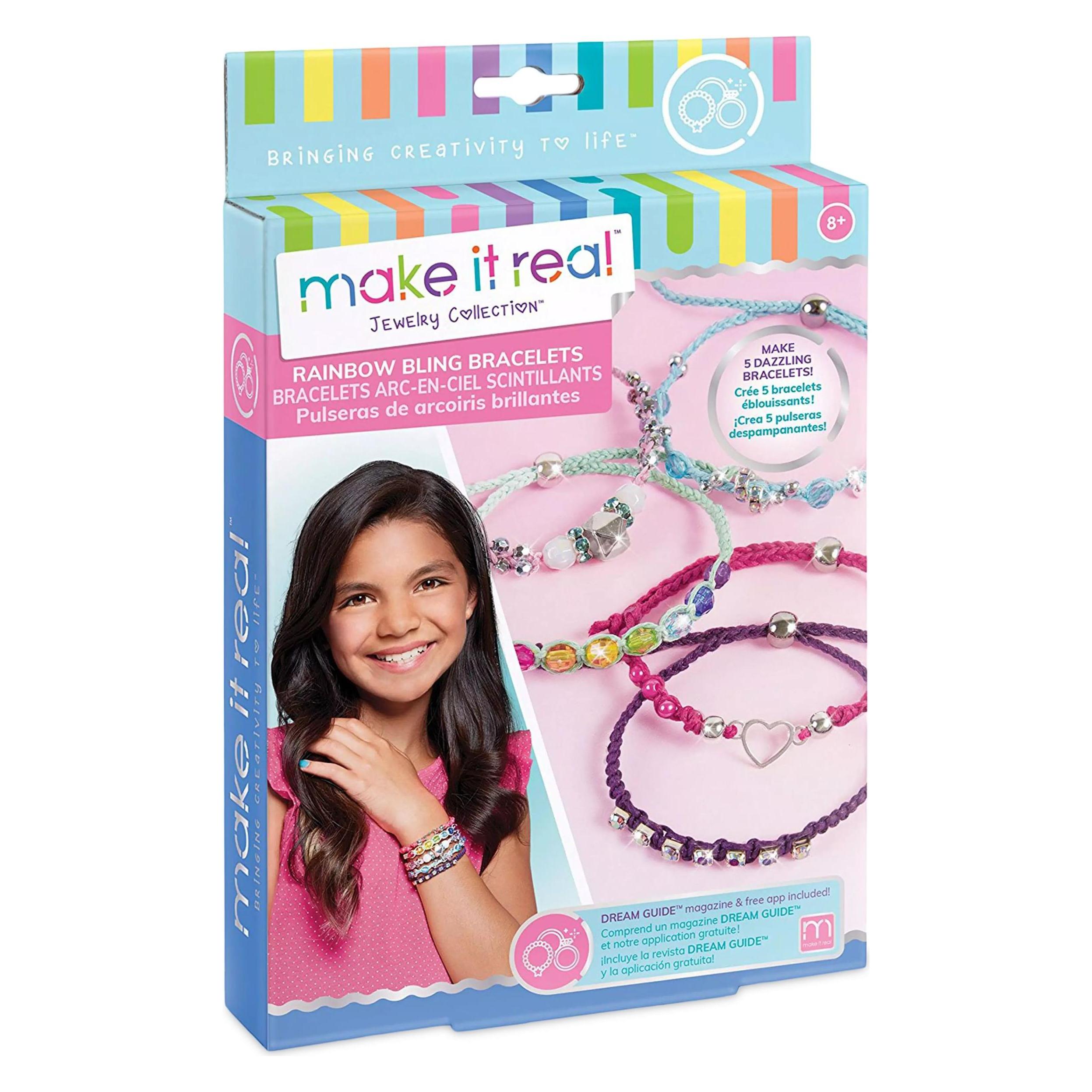 Make it Real Regenbogen Glitzer Armbänder (MIR1206)
