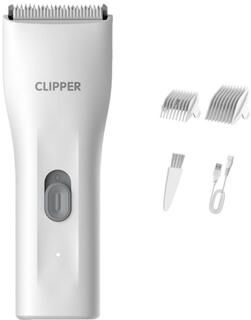 Happy Pet Pantry Pro Waterproof Pet Grooming Clipper For Dogs & Cats USB Rechargeable white