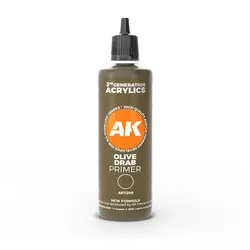 AK Olive Drab Surface Primer 100 ml