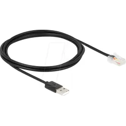 DELOCK 67016 - USV Kommunikationskabel, USB 2.0 Typ-A > USB RJ50, 2 m