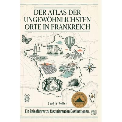 Der Atlas der ungewöhnlichsten Orte in Frankreich, Gebundene Ausgabe von Sophia Keller, BoD - Books on Demand, 978-3-695-39492-0