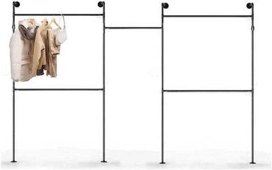 No Industrial Pipe Clothing Rack