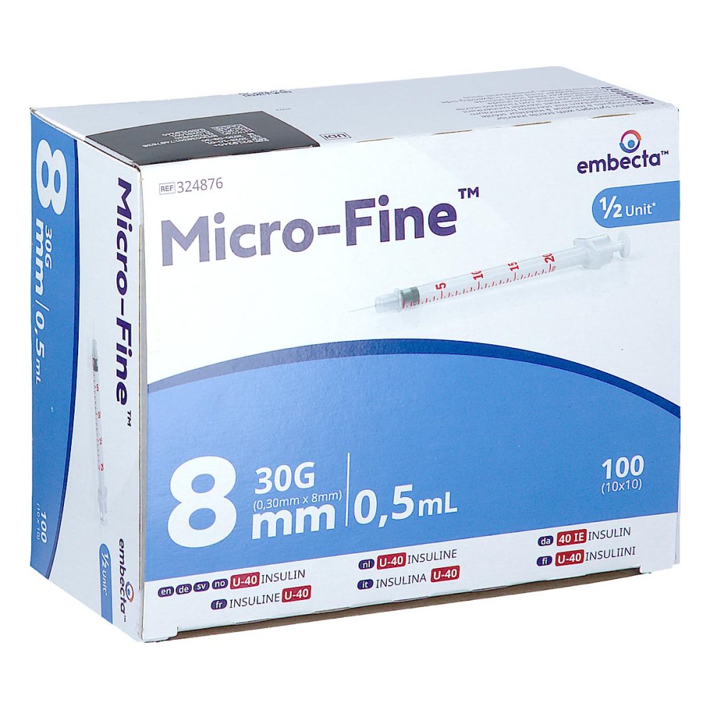 embecta GmbH Micro-fine Insulinspritze U40 8 Mm 20539959