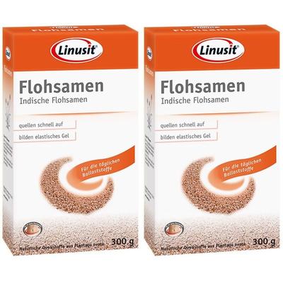 Linusit Flohsamen Kerne 2x 2x300 g