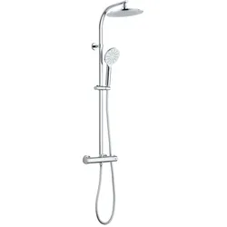 Überkopfbrauseset MADURA FRESH mit Thermostatarmatur, Chrom