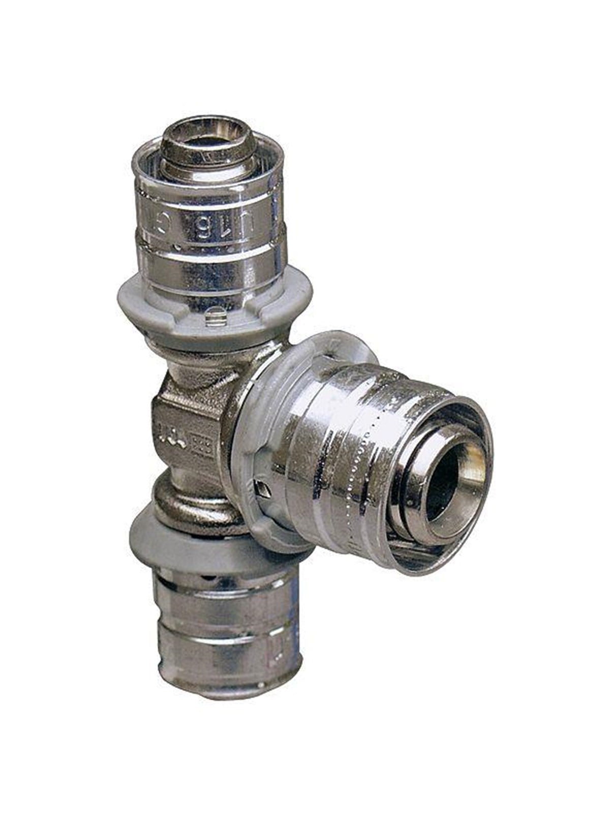 Uponor press tee reducer 50-32-50