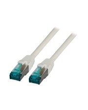 EFB Elektronik RJ45 Patchkabel S/FTP Cat.6A LSZH 25m grau Netzwerk CAT 6a SFTP 25 m low-smoke zero-halogen (MK6001.25G)
