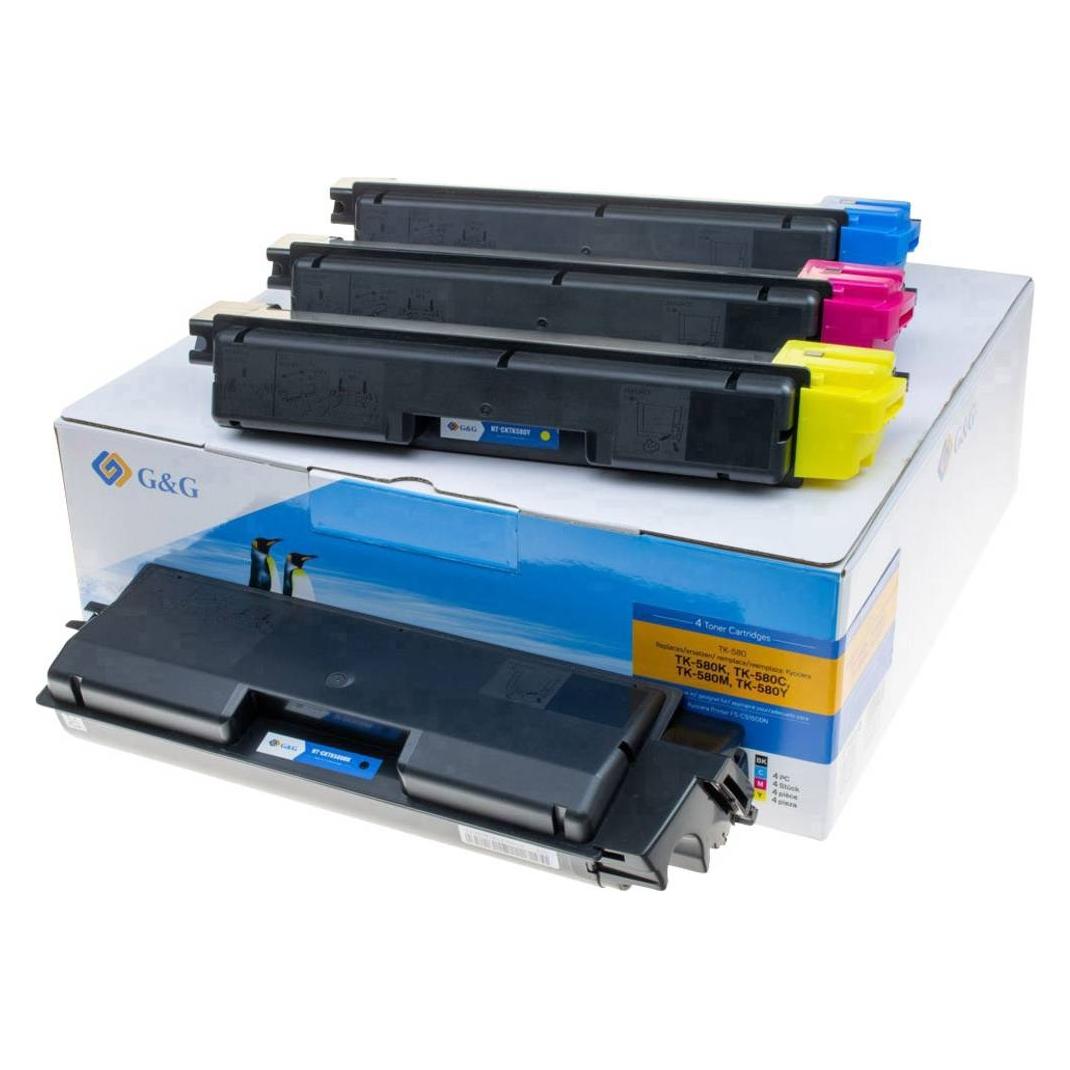 G&G Toner ersetzen Kyocera TK-580 4 Stück (15020)