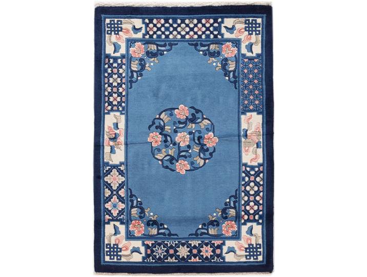 China Peking Teppich 61x91 Handgeknüpft Orientteppich Wolle