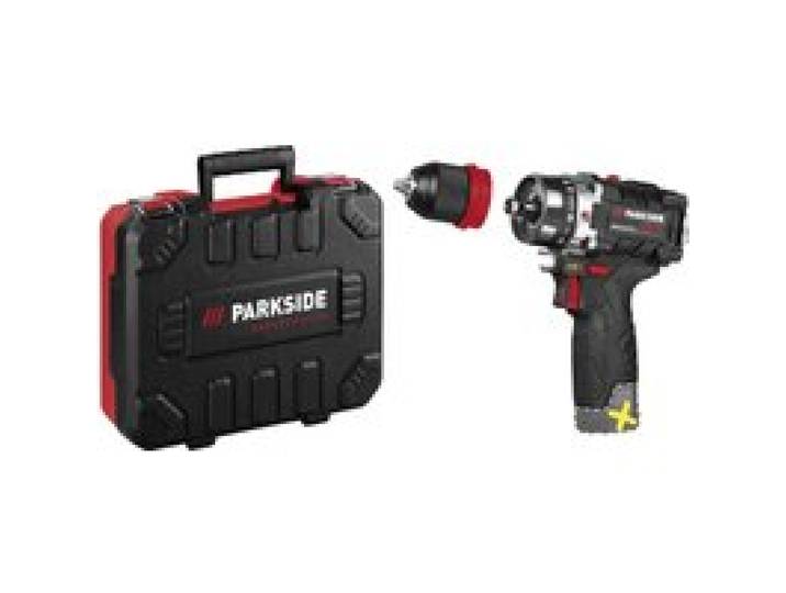 PARKSIDE PERFORMANCE® Perceuse-visseuse à percussion sans fil 12 V »PSBSAP 12 A1«, sans batterie ni chargeur.