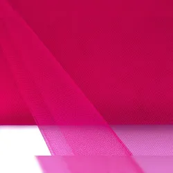 Creativery 150cm Tüllstoff 10m Feintüll Netzstoff für Tütüs Kostüme Dekostoff Dekotüll Fuchsia Pink