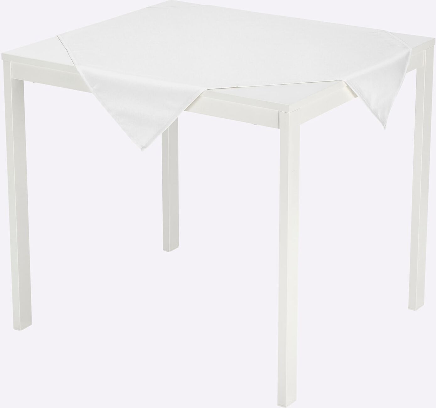 Tischdecke Gr. 1, weiß, B:85cm L:85cm, Tischdecken, Tischdecke weiß B/L: 85cm x 85cm