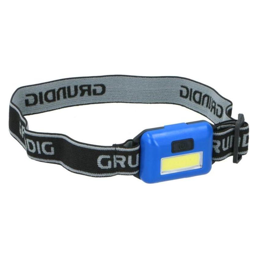 Grundig Latarka Czołowa Turystyczna LED Cob - Niebieski (80 lm) (67252455)