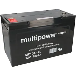 Multipower MP100-12I AGM Zyklenakku 12V 100Ah – M8