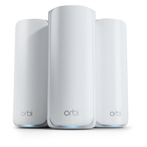 NETGEAR ORBI MESH WIFI 7 SYSTEM 3-SET WHITE QUAD-BAND