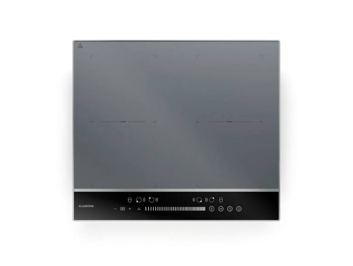 Klarstein Induktions-Kochfeld DualTone Flex, Kochfeld Induktion 4 Zone Flex Touch Timer Küche LED