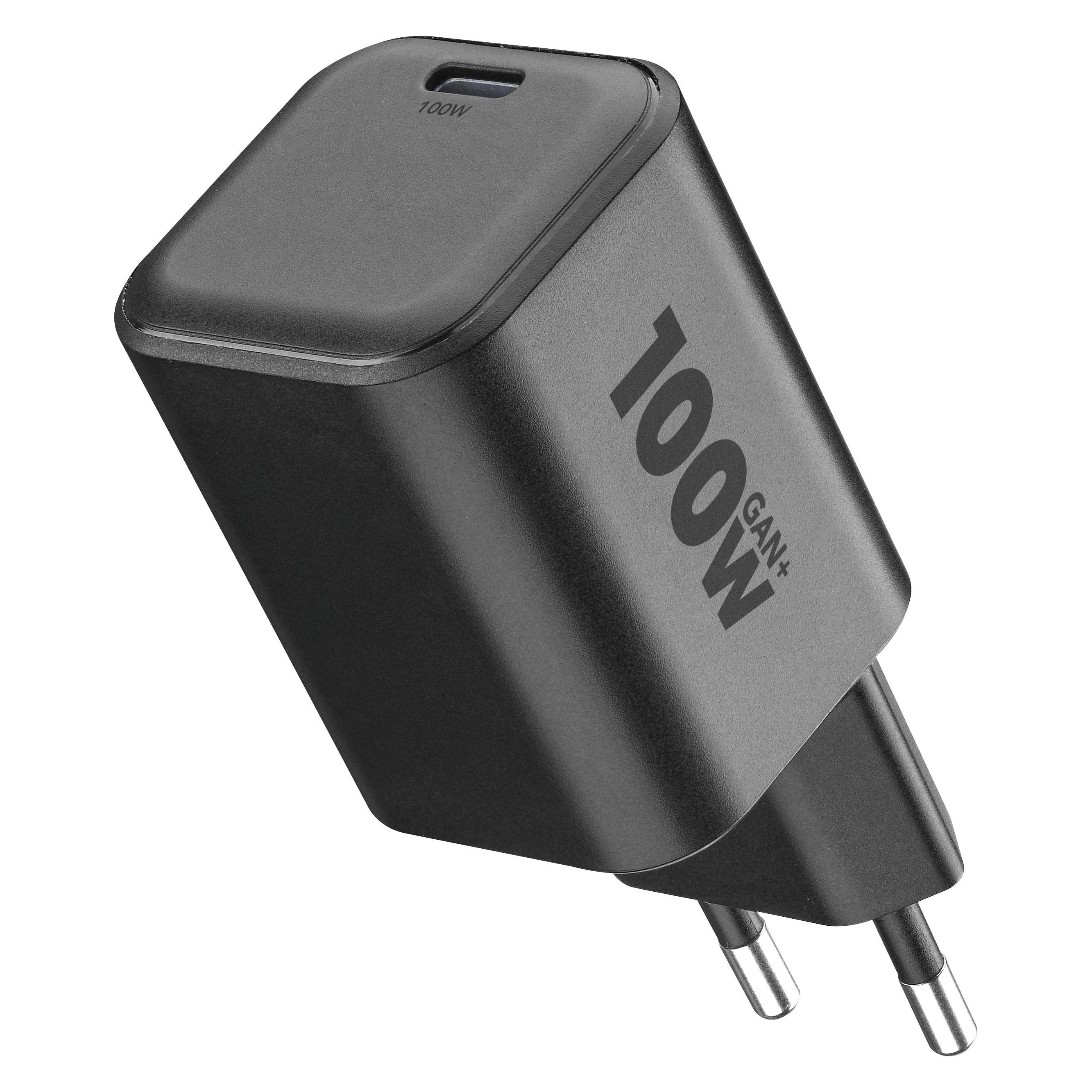 Cellularline 100W Netzladegerät (100 W, 1 Port) (ACHUSBC100WLAPSMLK)