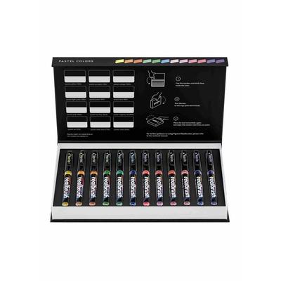KARIN Marker Realbrush PIGMENT Pastel Colors Collection, 12er Pinsel Set