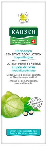 150ml RAUSCH Herzsamen SENSITIVE BODY LOTION Hypoallergen