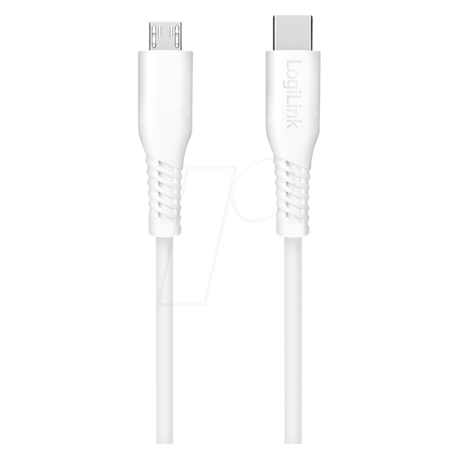 LogiLink USB C - Micro USB B (1.50 m, USB 2.0, 12 W) (CU0243)