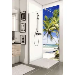 Schulte Decodesign Duschrückwand Foto Palmenstrand - Duschkabine