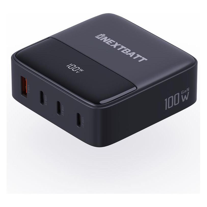 Nextbatt GaN 100W Multiport USB-C/USB-A Schnellladegerät (100 W) (NB-118CCCA-100W)