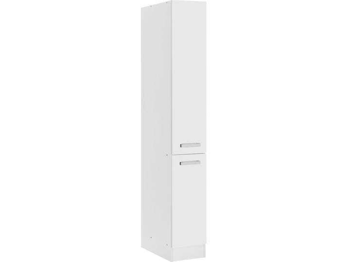 Apothekerschrank KOCHSTATION KS-Gera , weiss (weiß, weiß), B:30cm H:200cm T:60cm, Holzwerkstoff, Schränke, Apothekerschrank, Breite 30 cm