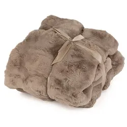 MONT CHALET 1 Premium-Plaid WOLKE XL-Wolke, uni Mikrofaser waschbar, 150x200cm