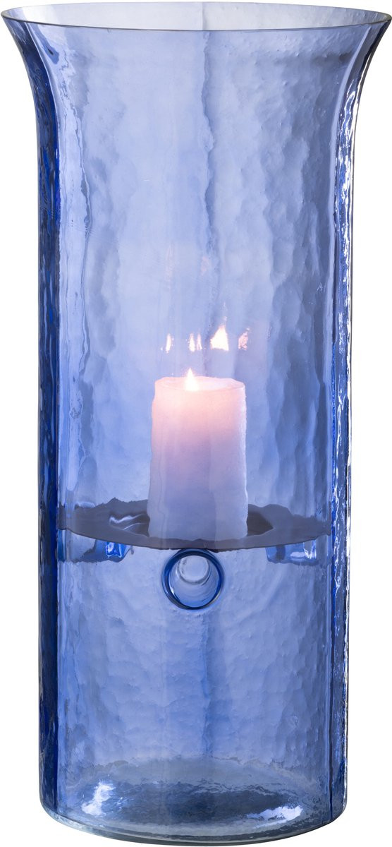 J-Line windlicht Tarifa Smal blauw extra large