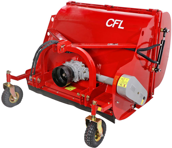 GeoTech Pro CFL160 - Trinciaerba per trattore - Cesto di raccolta - Raccoglitore - Serie media