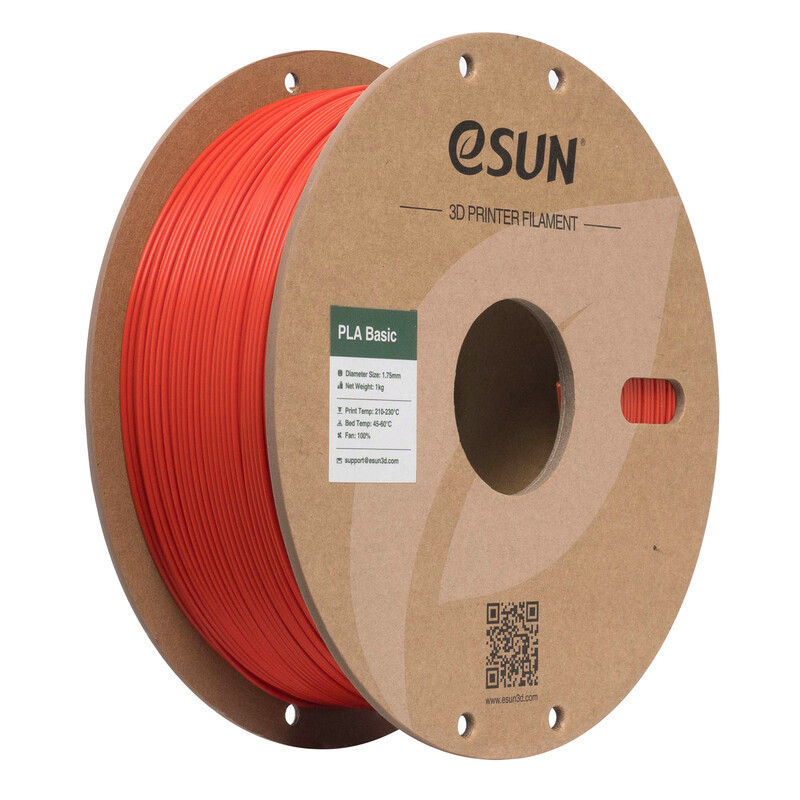 eSUN PLA-Basic 3D-printfilament 1,75 mm - Rood - 1 kg