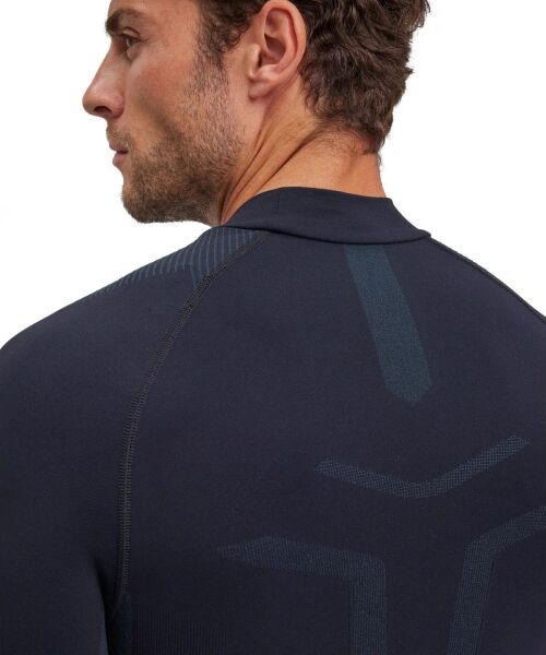 Falke Herren Long-sleeve Warm Shirt (XL - Black)