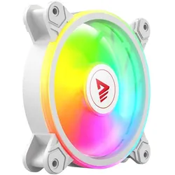 Savio FAN-01 WHITE (120 mm, 4x), PC Lüfter, Weiss, Schwarz