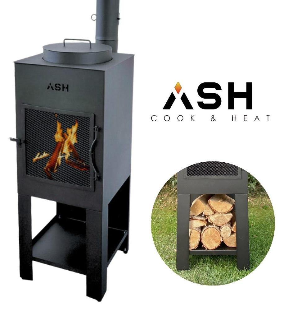 ASH Stoke Tuinhaard met BBQ