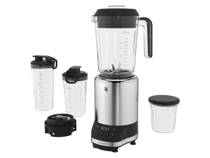 WMF Shake-Mixer, Schwarz, Silberfarben, Metall, Kochgeschirr, Küchengeräte, Mixer
