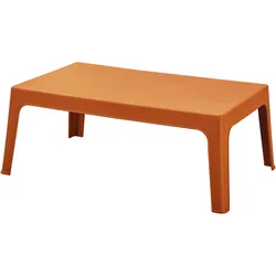 Leitmotiv, Couchtisch + Beistelltisch, Coffee table Recreo ochre yellow (59.50 x 59.50 x 40 cm)