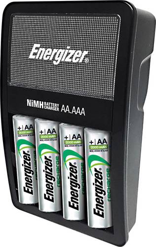 Energizer Maxi Charger Rundzellen-Ladegerät NiMH Micro (AAA), Mignon (AA)