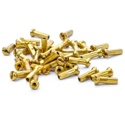 SAPIM Speichennippel Polyax Aluminium 2 mm | 14 mm gold
